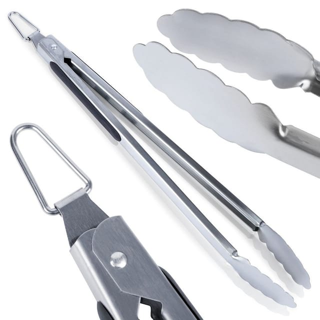 Küchengrillzange Aus Stahl Zum Servieren Und Grillen, 43 Cm