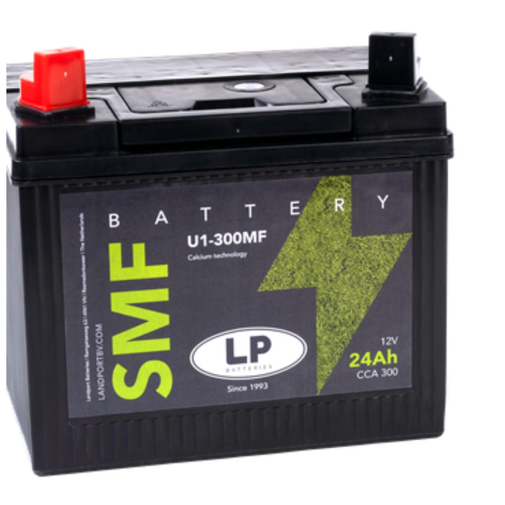 Batterie 12v 24ah Für Rasenmäher Rasentraktor Lb U1-300mf