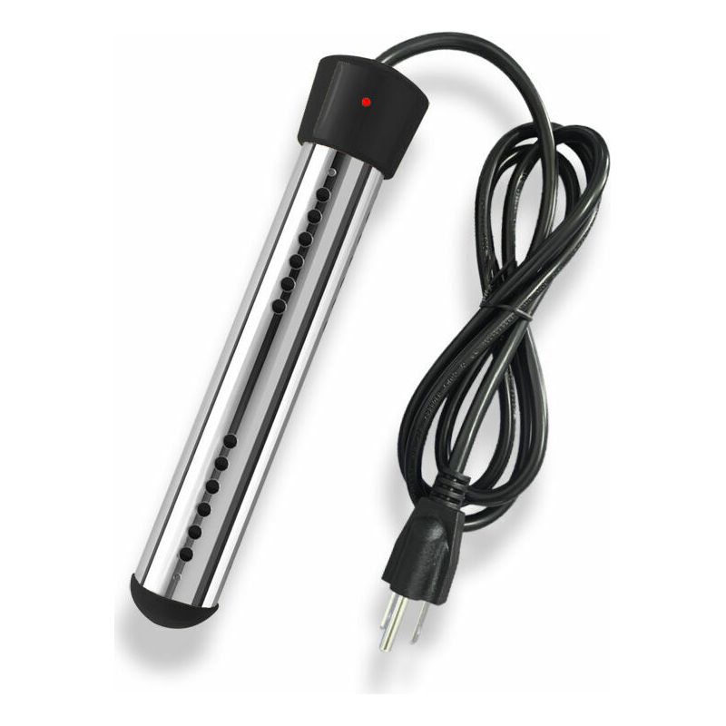 Elektrischer 2500-w-wassererhitzer Mit Tauchsieder, Pool-wassererhitzer, Tragbarer Wassererhitzer, Geeignet Für Teiche, Schwarze Eimer