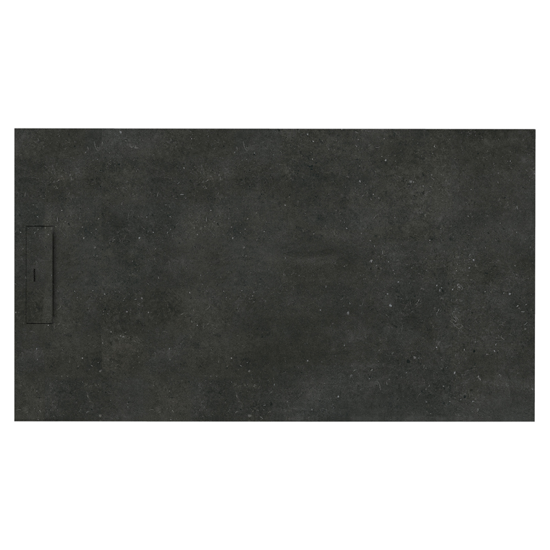 Siena – Duschwanne 110 X 100 Cm – Fossil Schwarz – Strapazierfähig & Stilvoll – In Verschiedenen Größen Und Farben Erhältlich