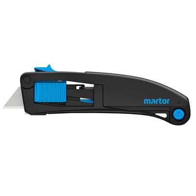 Martor Sicherheitsmesser Secupro Maxisafe mit dreiseitigem Schieber und Trapezklinge