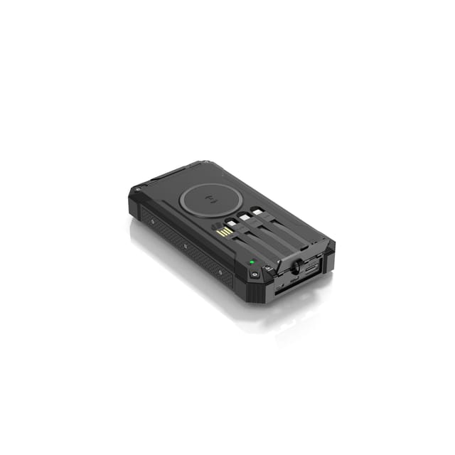 DENVER PSC-20012- Powerbank 20000mAh solar panel - Black - 20000 mAh