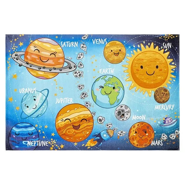Kayoom Kinderteppich Sympathy Kids 240, rechteckig, Höhe: 5 mm, Kurzflor, Modernes Muster, Fußbodenheizungsgeeignet