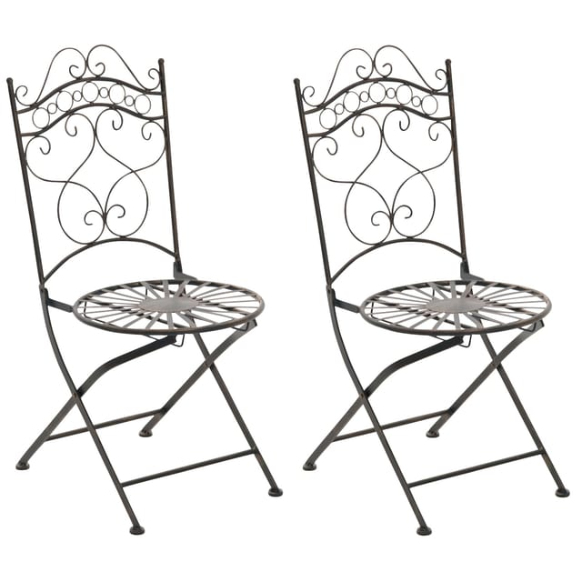 CLP 2er Set Stühle Indra Farbe:bronze