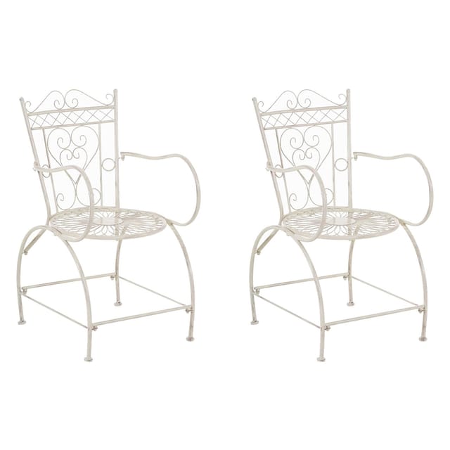 CLP 2er Set Stühle Sheela Farbe:antik-creme