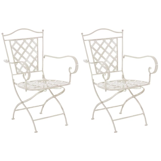 CLP 2er Set Stühle Adara Farbe:antik-creme