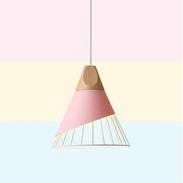 Pendelleuchte – 1 Stück – Metall Und Holz – Vintage-industriedesign – Wohnzimmer, Küche, Flur – Ø 25 Cm