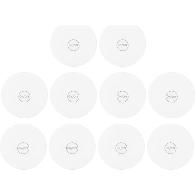10 Stück Led-leuchtuntersetzer Für Flaschen, Mehrfarbige Lichter, 8 Segmente, 6 Cm, Für Partys, Bars Und Hochzeiten