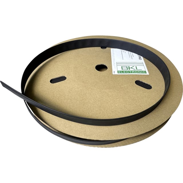 Bkl Electronic 074428 Schrumpfschlauch Schwarz 12 Mm 4 Mm Schrumpfrate:3:1 50 M