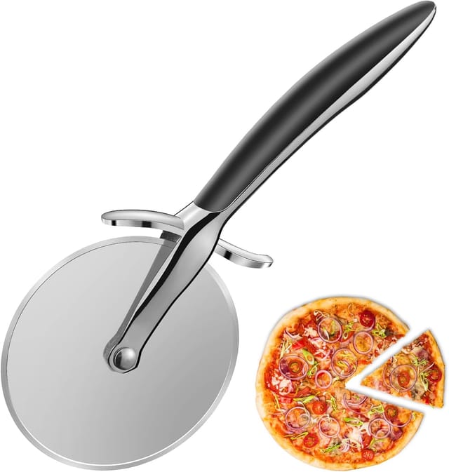 Pizzarad, Pizzaschneider Aus Edelstahl, Professionelles Pizzamesser