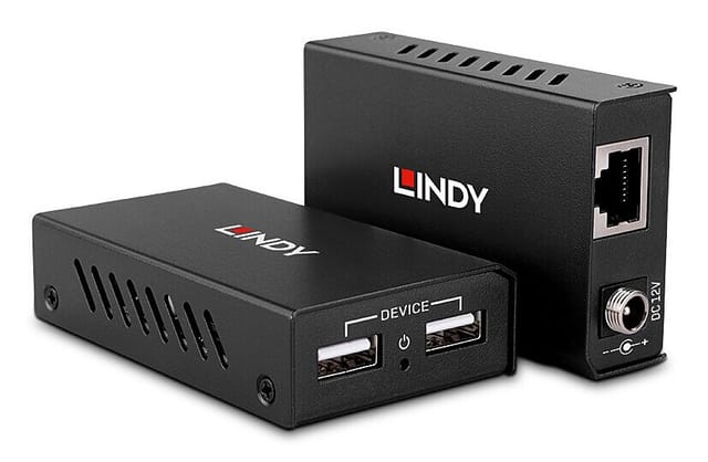 Lindy 100m 2 Port Usb 2.0 Cat.6 Extender (43408)