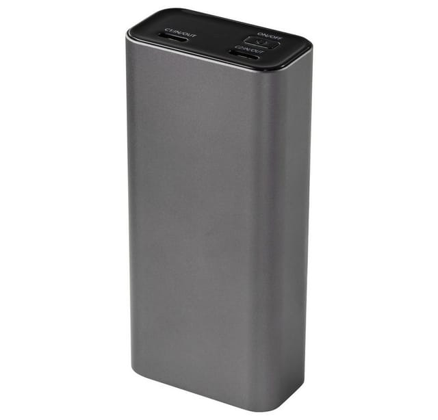 Voltcraft Vc-c902 Powerbank 10000 Mah Usb Pd 3.0 Li-ion Grau (matt) Statusanzeige