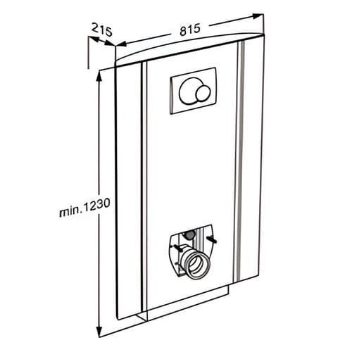 Select Wc-lifter Elektr.anthr Wandabl., Kabelgeb. Fb, Höhenverst.