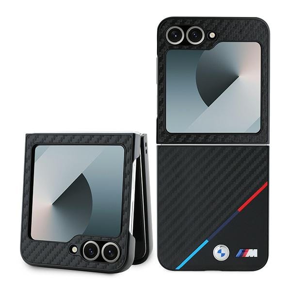 Bmw Bmhczf623pudtk Z Flip6 F741 / Z Flip7 Fe Schwarz/schwarz Hardcase Carbon Tricolor