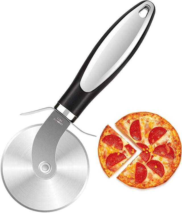 Pizzaschneider, Pizzarad – Pizzaschneider, Pizzamesser, Pizzaschneider Aus Edelstahl, Spülmaschinenfest