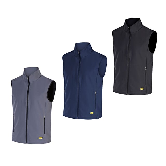 Diadora Utility Weste Softshell Smart 2.0 Arbeitsweste - L - Schwarze