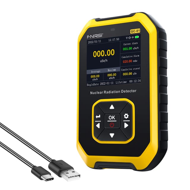 Detektor Für Nukleare Strahlung, Echtzeitüberwachung Von Röntgen-, Gamma- Und Betastrahlung, Lcd-bildschirm, Akustischer, Optischer Und Vibrationsalarm