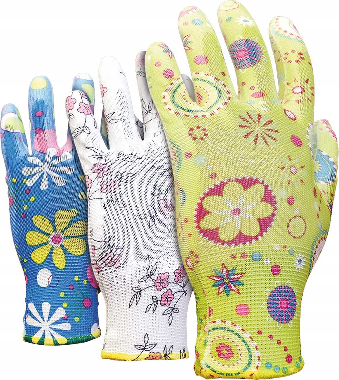 Gartenhandschuhe / Bunt / Größe: 8 - M / Rgarden-pu8