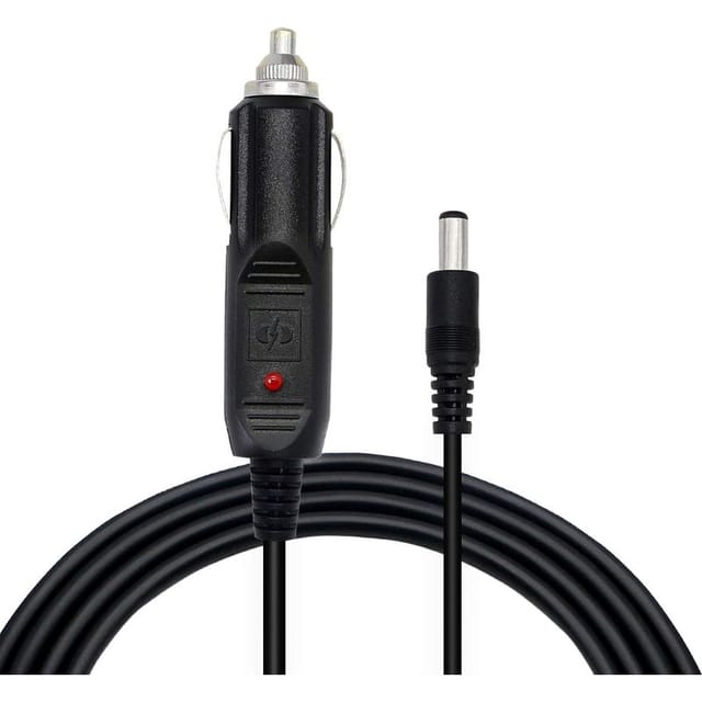 5,5 X 2,5 Mm Dc-stecker Auf 12-v-dc-zigarettenanzünderstecker-kabel, Kfz-stromkabel Für Pkw, Lkw Und Busse (1,5 M, 2 Stück) – Inhhub