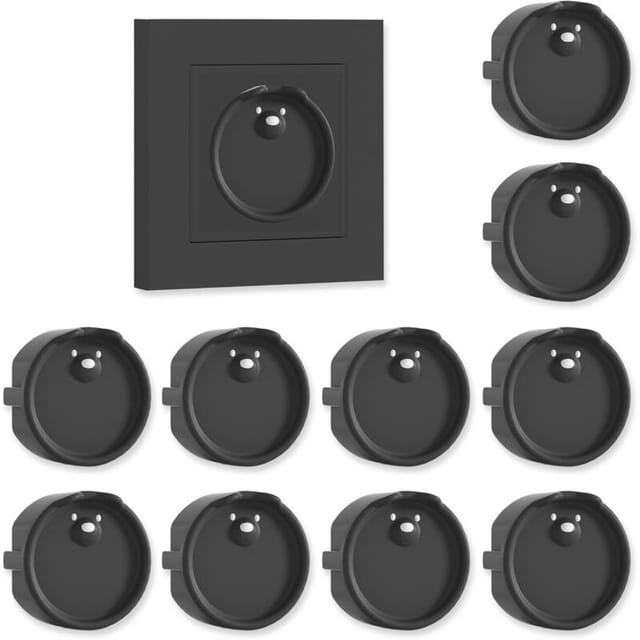 Wasserdichte Silikon-steckdosenabdeckungen, 10er-pack – Staubdichter Und Dekorativer Schutz Für Küche Und Waschküche – Schwarz – Ulisem