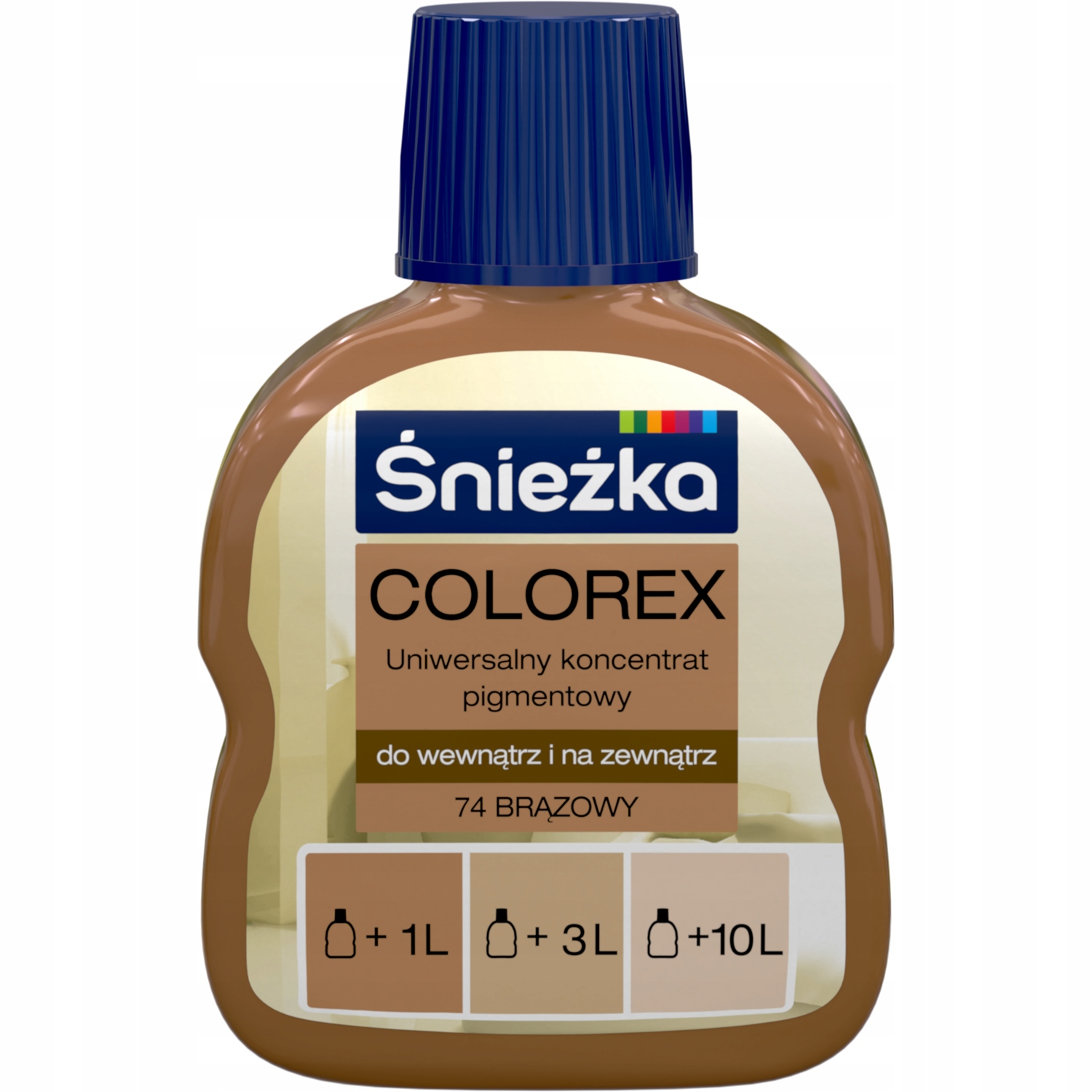 Śnieżka Colorex Farbpigment Für Farben Braun Matt 100 Ml