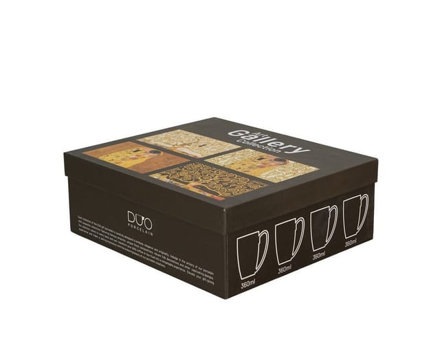 Set Mit 4 Klimt-tassen, 350 Ml