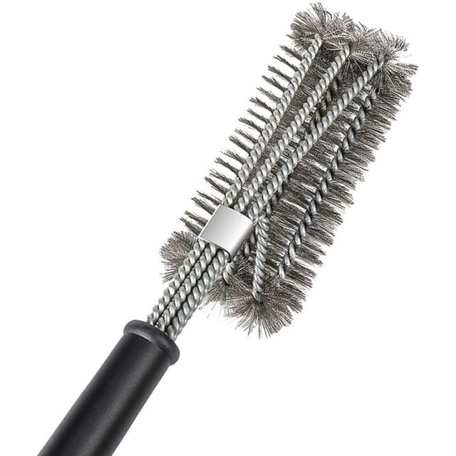 3-in-1 Grillbürste Mit Robusten Metallborsten – Effektive Reinigung Für Grills, Ergonomischer Und Langlebiger Griff – Ulisem