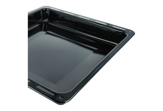 Vhbw Backblech Für Backofen 42,2 X 37,5 X 6 Cm, Antihaftbeschichtet Schwarz