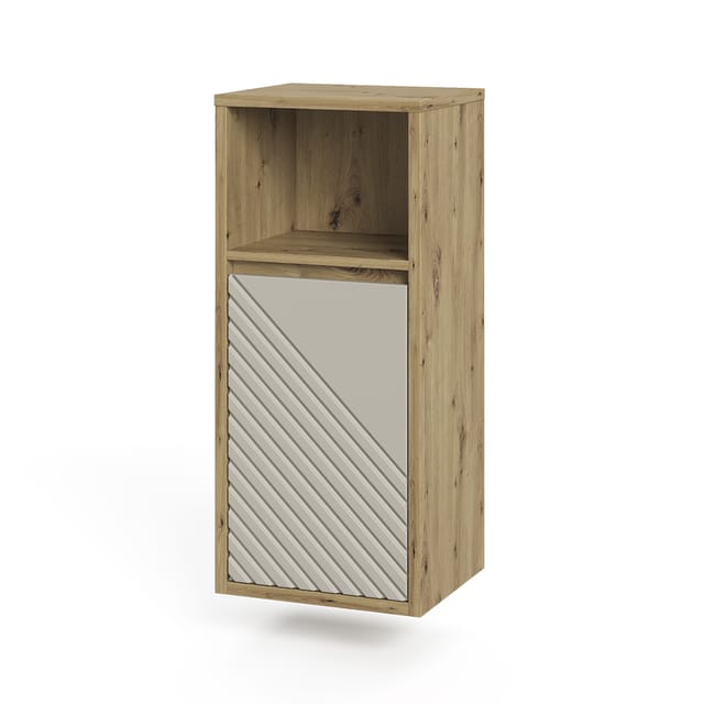 Midischrank Viola, Artisan-eiche/cashmere, 37.8 X 80 Cm, Vicco