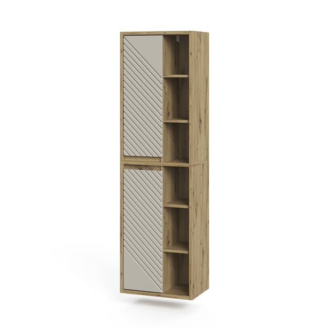 Hochschrank Viola, Artisan-eiche/cashmere, 50.2 X 170 Cm, Vicco