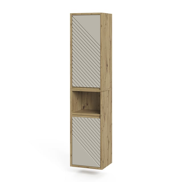 Hochschrank Viola, Artisan-eiche/cashmere, 38 X 170 Cm, Vicco