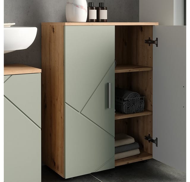 Midischrank Irma, Salbeigrün, 60 X 81 Cm, Vicco