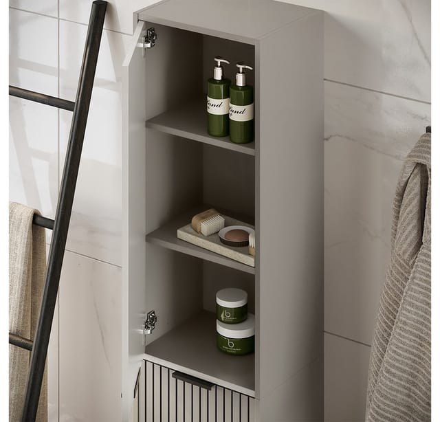 Hochschrank Ruford, Cashmere, 40 X 176 Cm Mit 2 Türen, Vicco