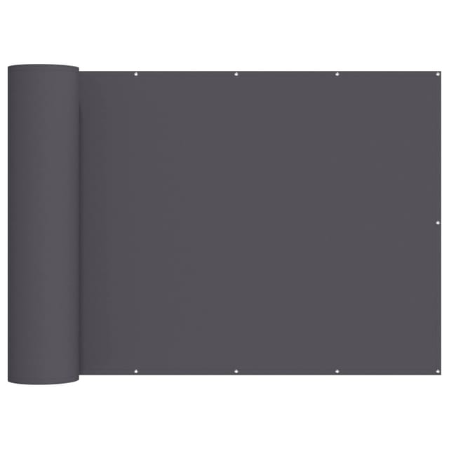 Vidaxl Balcony Privacy Screen 1.2 X 25 M Fabric With Pu Coated