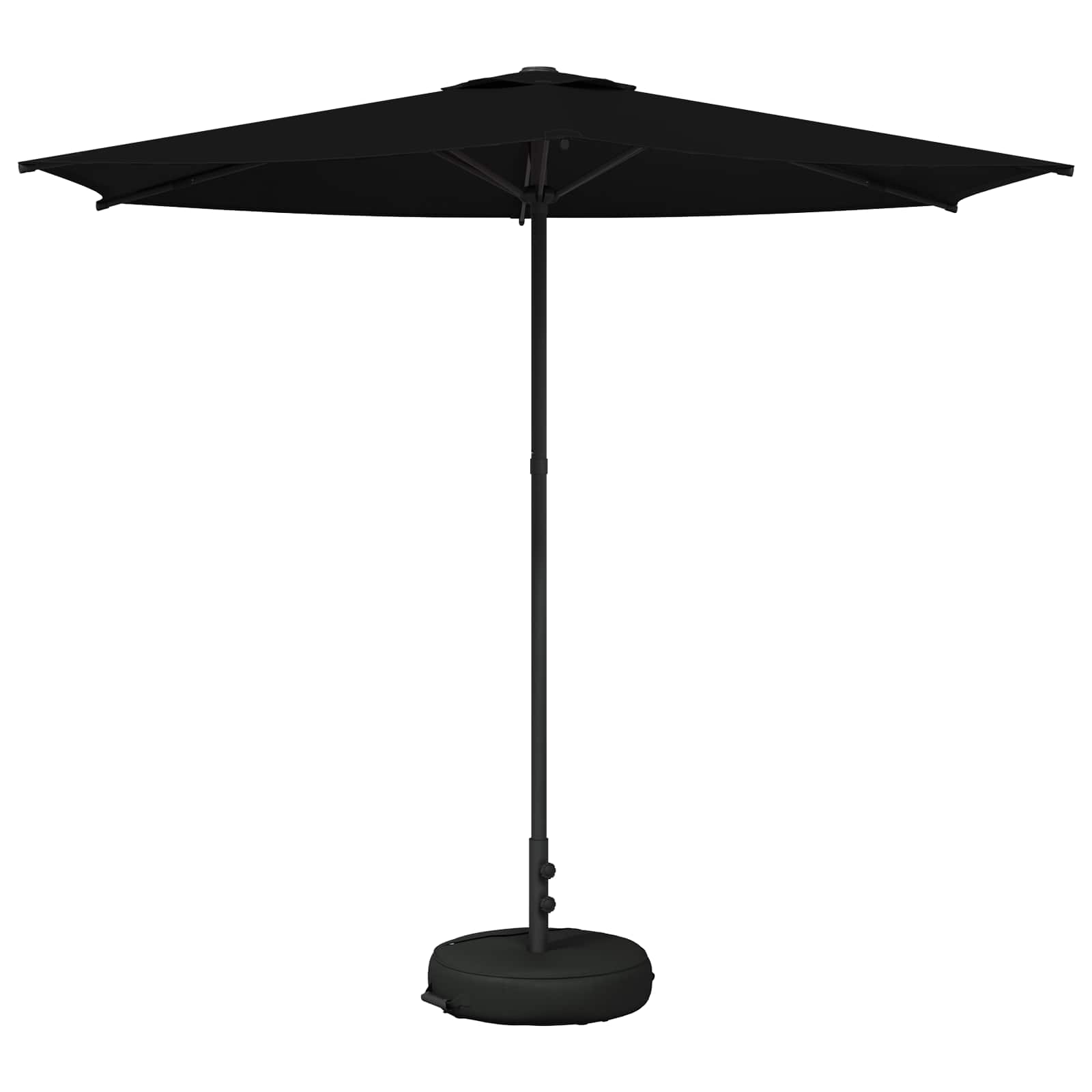 Garten-schirm Mit Fuß 270 X 270 Cm Polyester Rechtwinklig Vidaxl