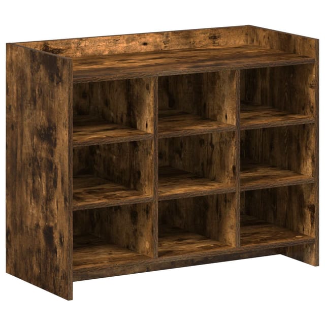 Schuhschrank Geräucherte Eiche 85 X 39,5 X 70 Cm Holzwerkstoff Vidaxl