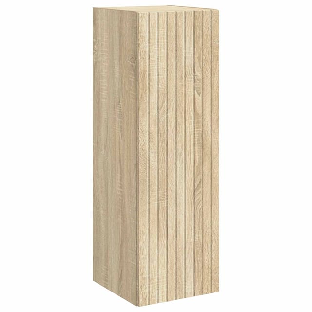 Vidaxl Wall-mounted Bathroom Cabinet Sonoma Oak 33 X 34.5 X 60 Cm