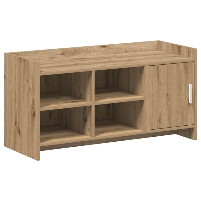 Schuhschrank 100 X 39,5 X 51 Cm Holzwerkstoff Artisan-eiche Vidaxl