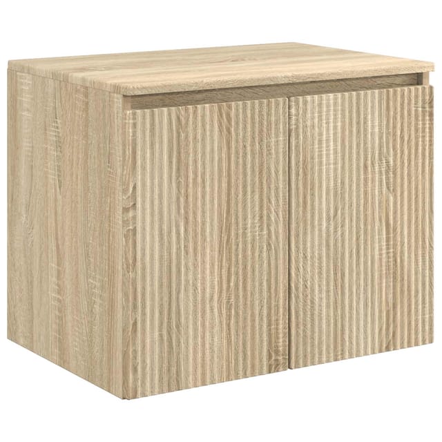 Vidaxl Wall-mounted Bathroom Cabinet Sonoma Oak 62.5 X 44.5 X 50 Cm