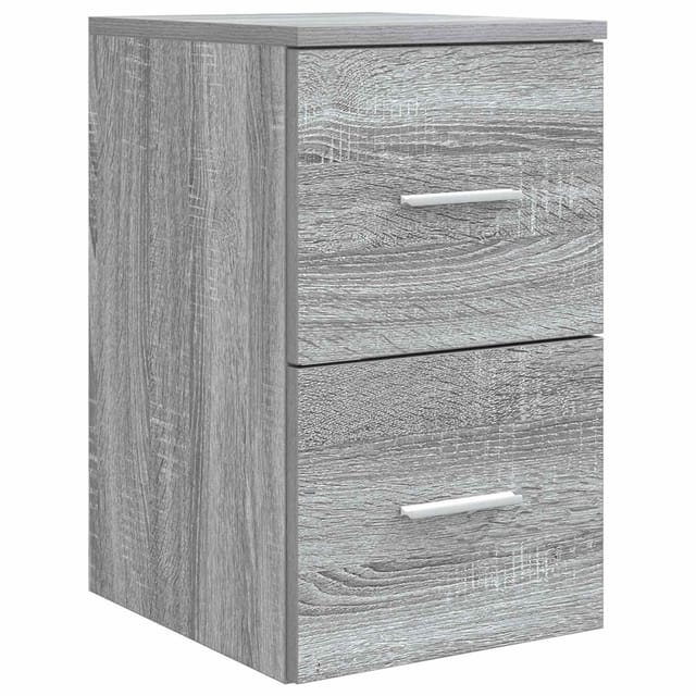 Vidaxl Bathroom Cabinet In-between Grey Sonoma 30 X 35 X 50 Cm