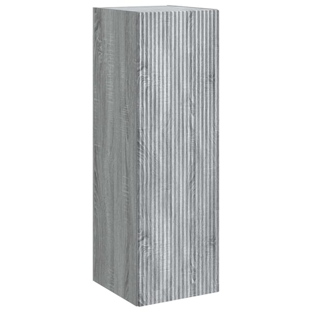 Vidaxl Wall-mounted Bathroom Cabinet Grey Sonoma 33 X 34.5 X 100 Cm