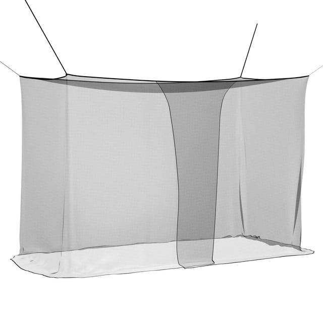 Vidaxl Mosquito Net For Bed 3 Pcs 156 Mesh Black 220 X 100 X 150 Cm