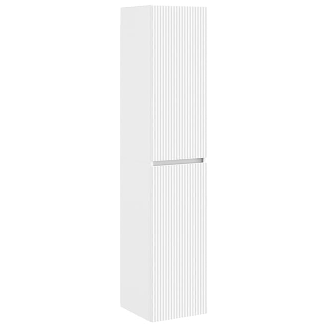 Vidaxl Wall-mounted Bathroom Cabinet White 33 X 34.5 X 160 Cm