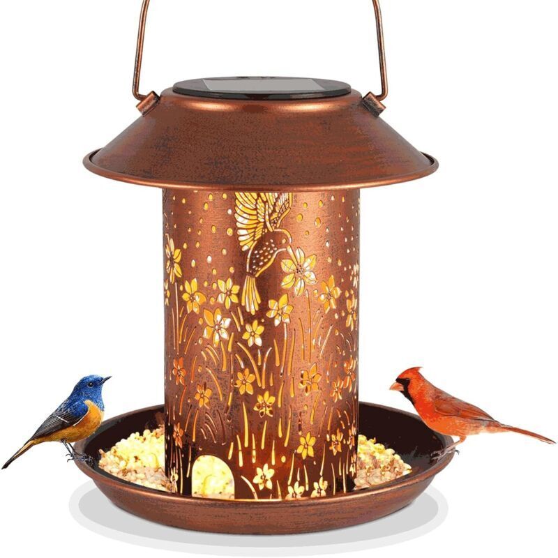 Vogel-imitator Für Den Außenbereich, Solar-kolibri-laterne, Wasserdichte Hängedekoration Für Den Garten, Geeignet Für Hof, Terrasse Und Rasen