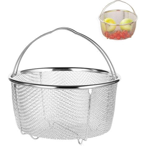 Dampfkorb, Gemüsedampfkorb Aus Edelstahl, Gemüsedampfkorb Mit Griff Zum Kochen, Edelstahl-siebkorb (18 Cm)