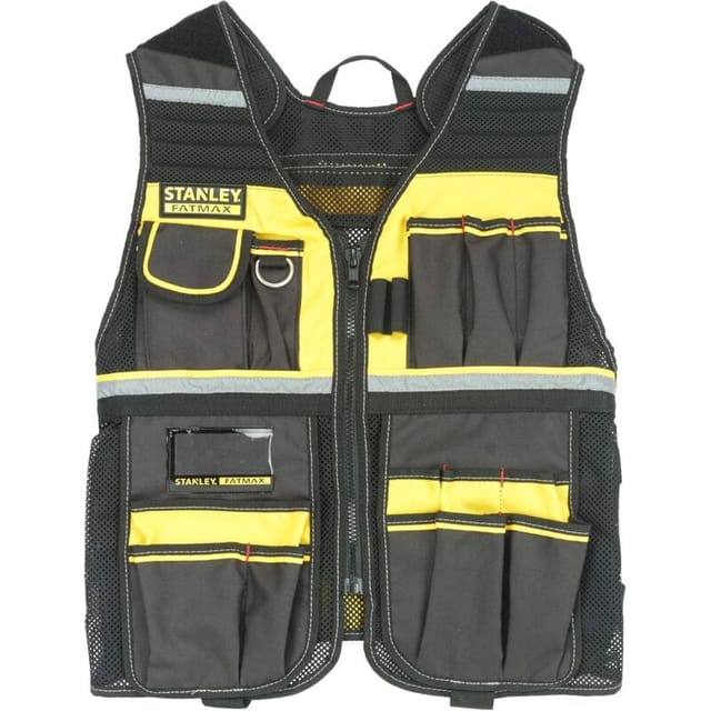 Arbeitsweste Mit Mehreren Taschen – Elektriker- Oder Handwerkerjacke – Mit Reflektorstreifen – Modell Fmst530201-23