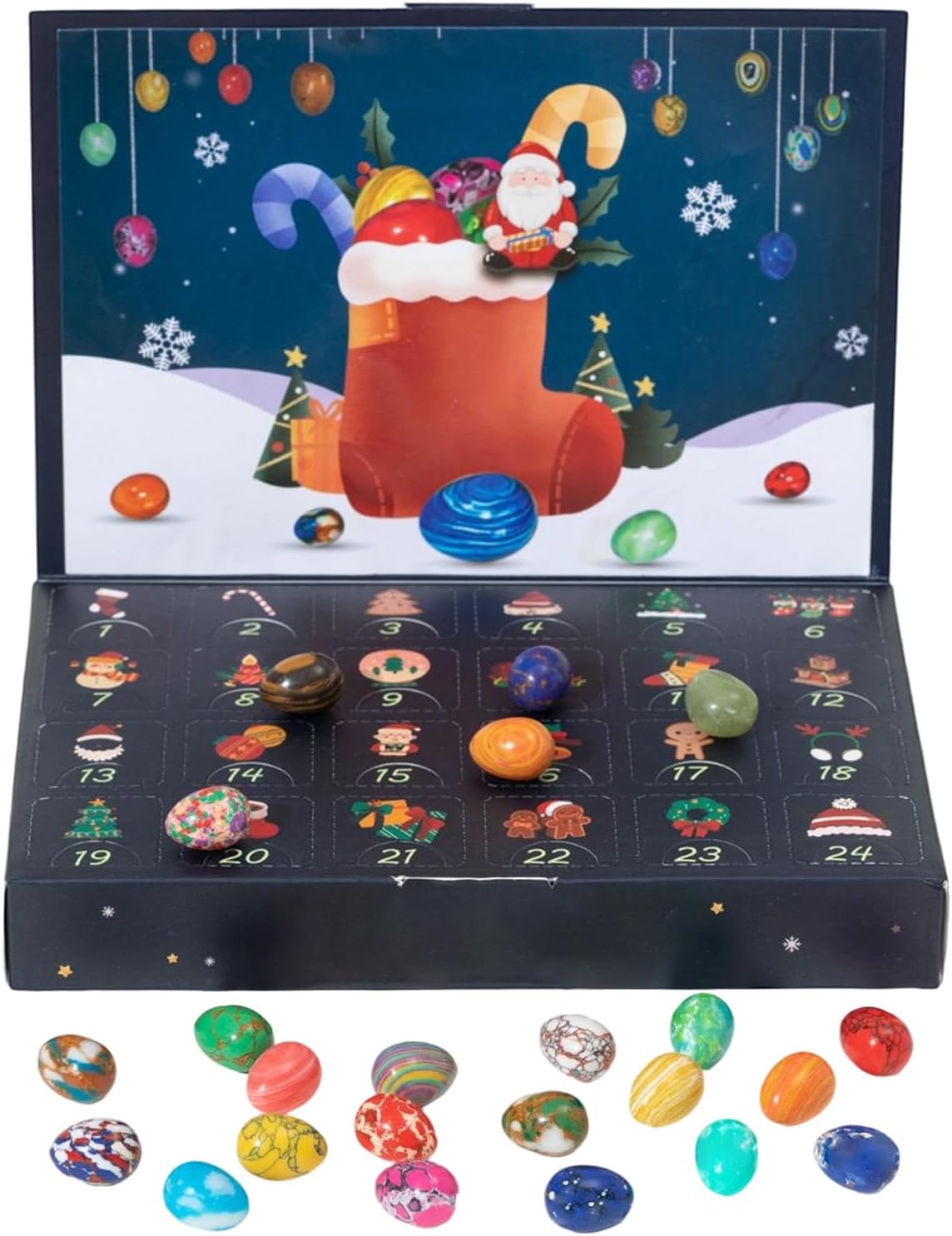Adventskalender 2025 Mit 24-tägigem Anhänger Dekorativer Anhänger Für Feste, Halloween, Teenager, Mädchen Und Jungen