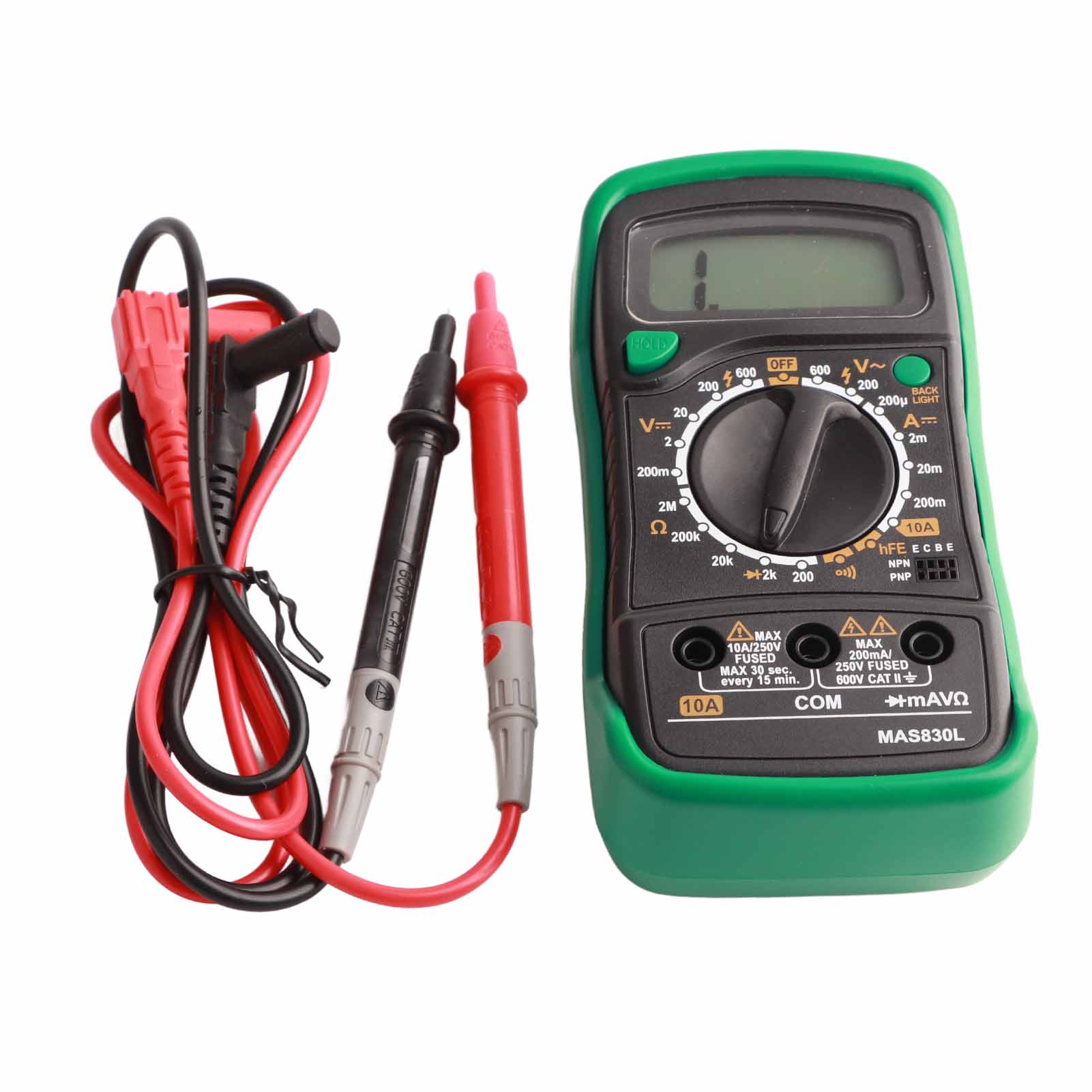 Mas830l Digitaler Spannungsmesser Kannettava Hochpräziser Spannungsmesser Digitaler Spannungsmesser