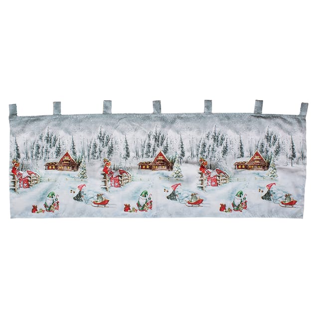 X-mas Gardine Mit Led Wichtel/weihnachstmann-m042538-wichtel-weihnachtsman