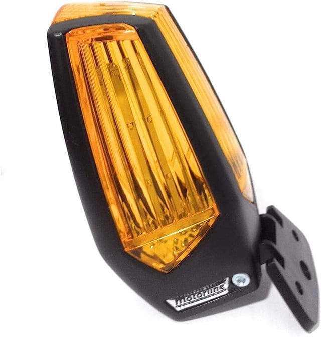 Motorline Mp205 Orange Led-warnleuchte 12-230v Mit Halterung (001plm10918012)